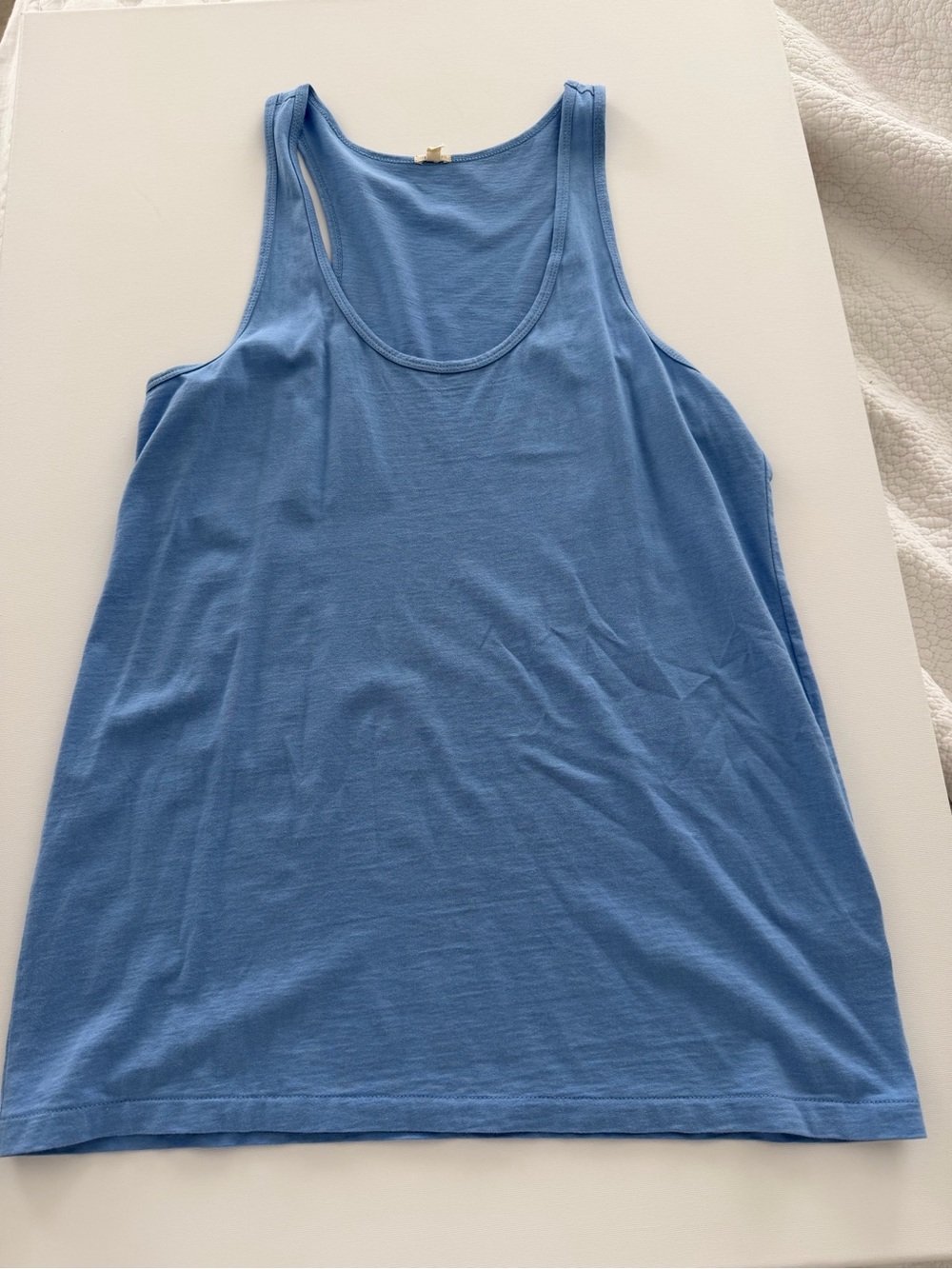 J. Crew Light Blue Scoop Neck Tank